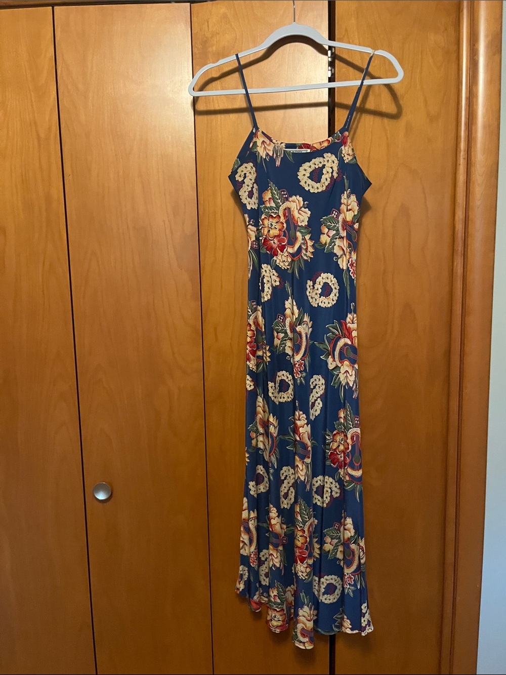 100% silk vintage slip dress